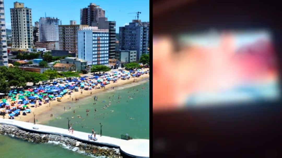 Painel de LED em Balneário Piçarras exibe conteúdo sexual explícito após invasão hacker; Prefeitura abre investigação
